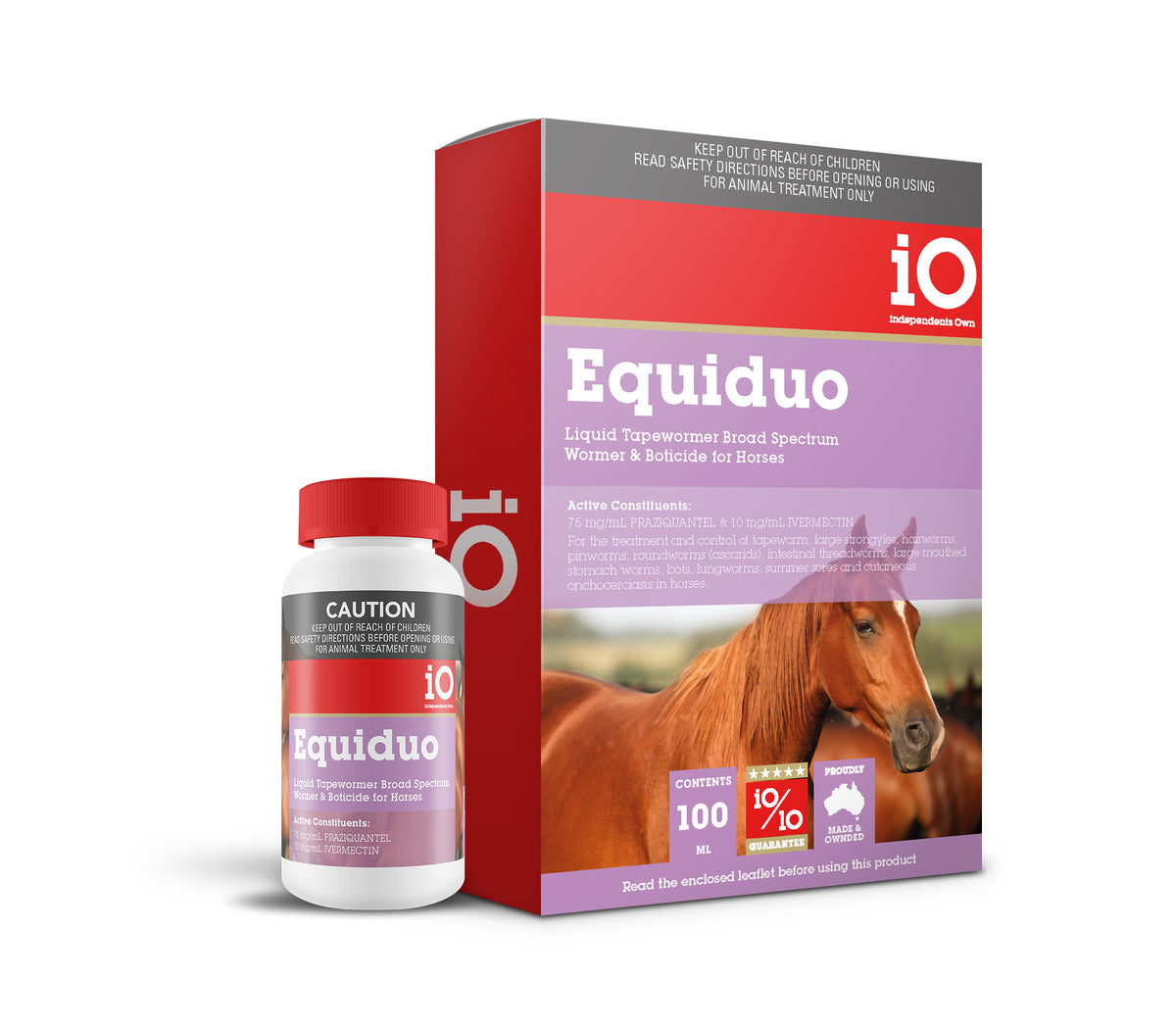 EQUIDUO LIQUID WORMER FOR HORSES