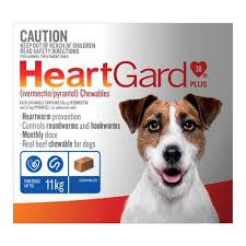 HEARTGARD BLUE DOGS UP TO 11KG