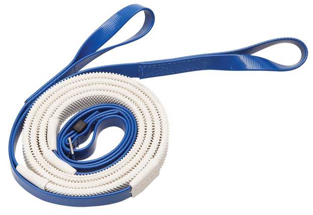 ZILCO RACE REINS WITH WHITE RUBBER 16MM