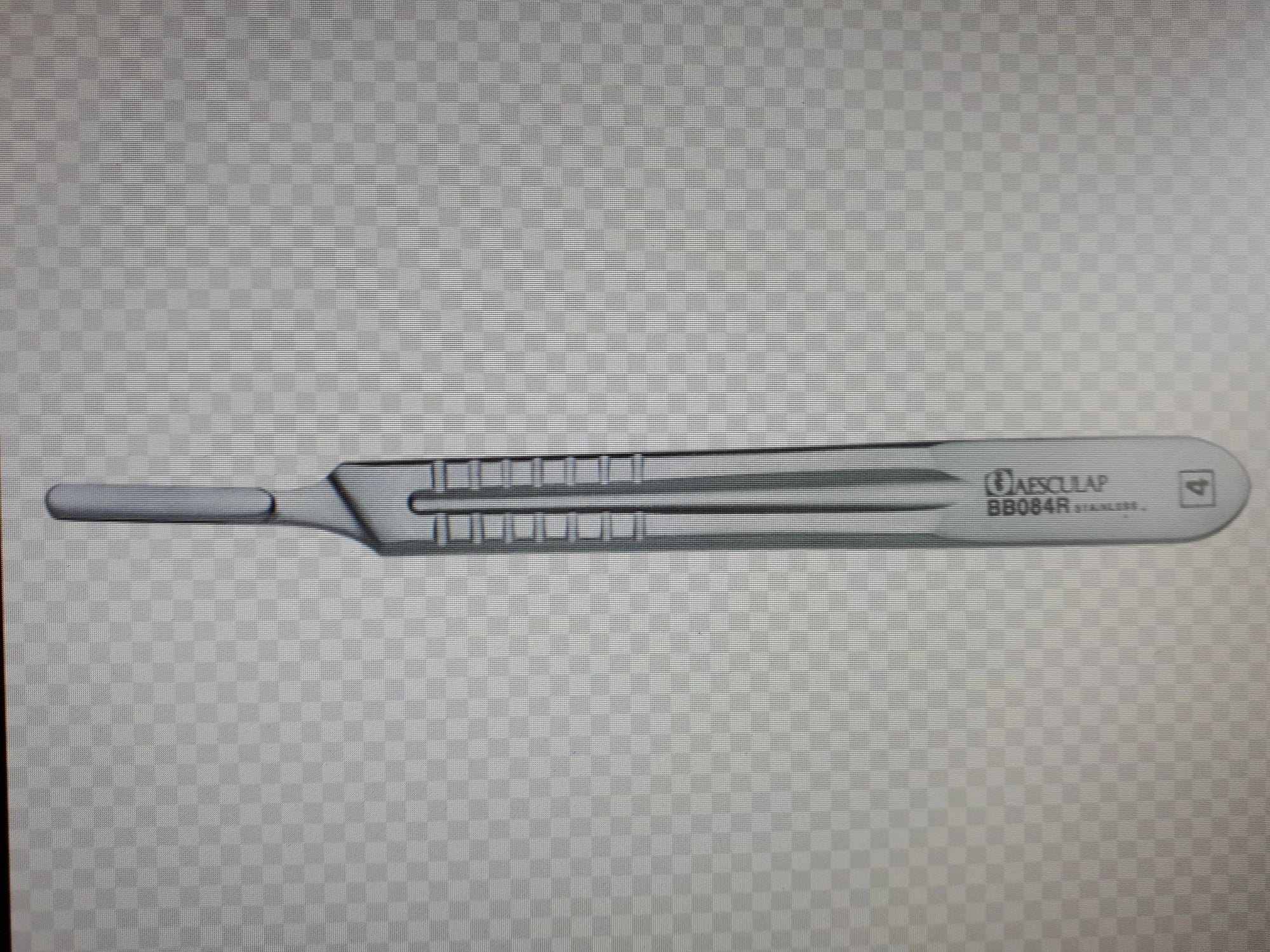 AES SCALPEL HANDLE NO 4 13.5CM
