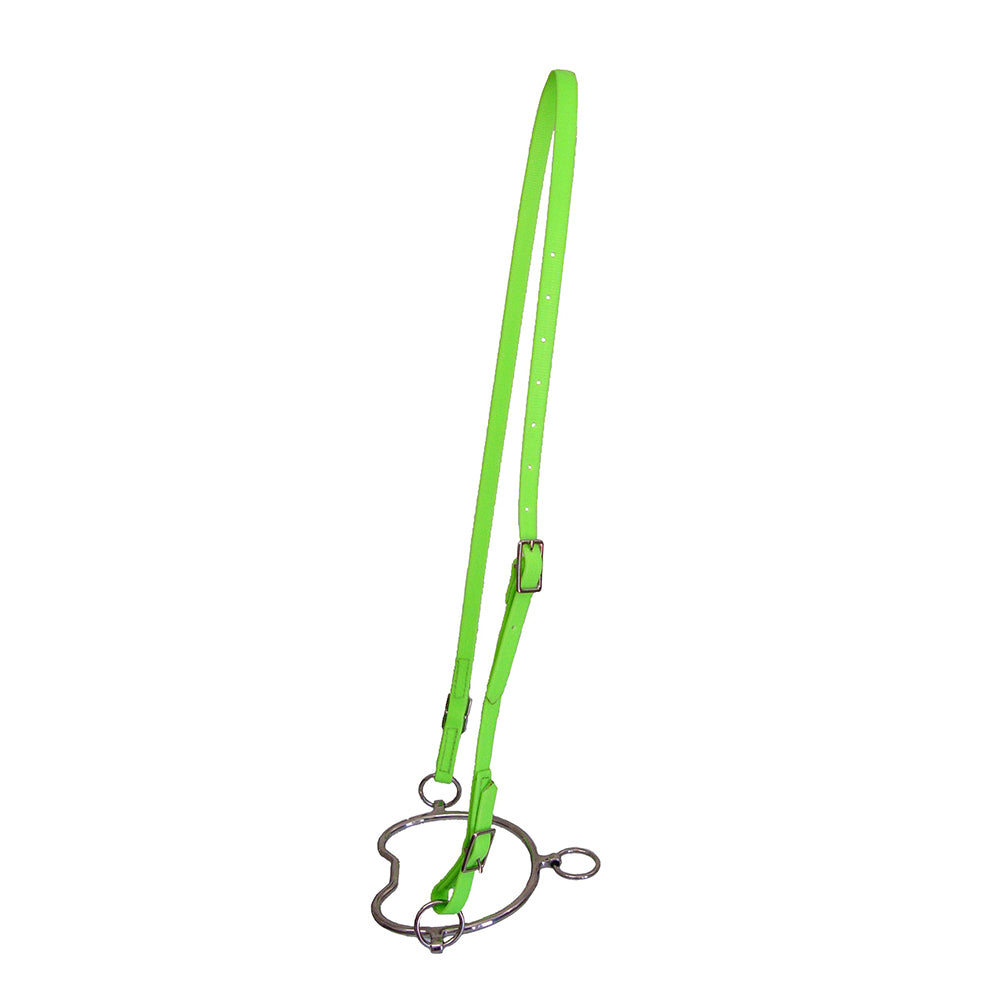 5/8 Inch Anti Rear Strap (SLS) Brass Buckles Fluro Green
