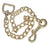Heavy Lead Chain Brass Plated