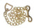 Heavy Lead Chain Brass Plated
