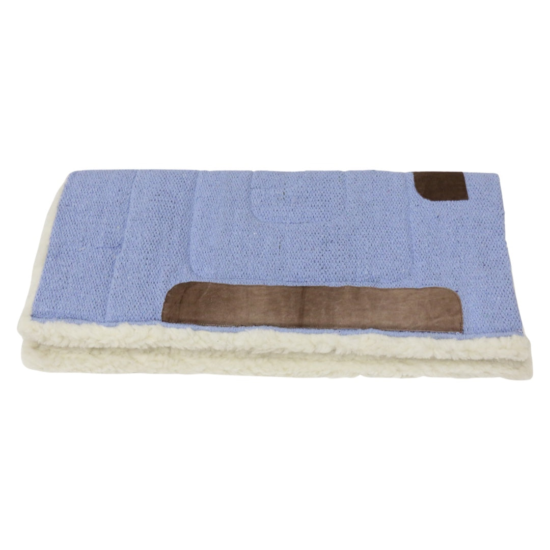 Dallas Saddle Pad with Leather Wear Leathers