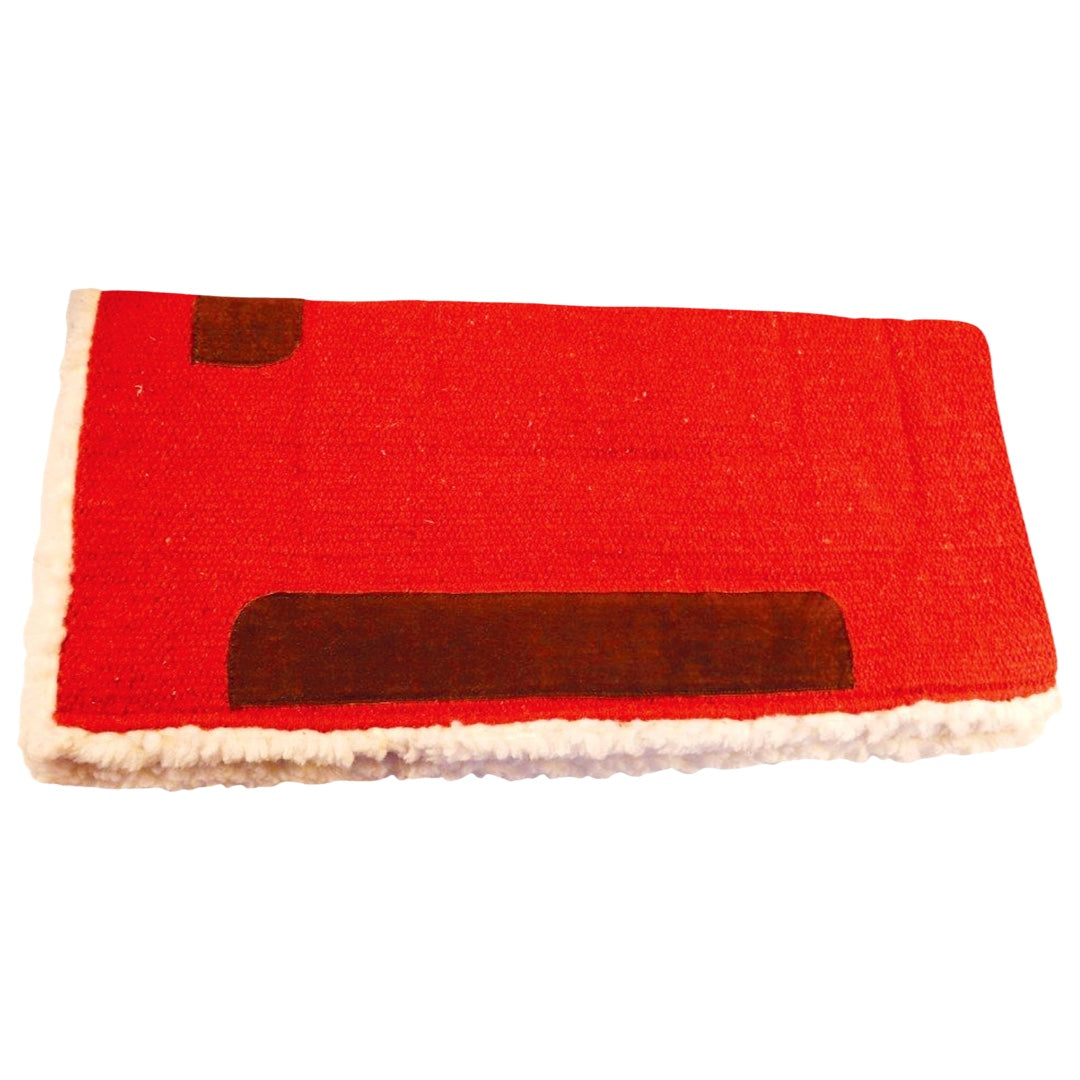 Dallas Saddle Pad with Leather Wear Leathers