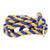 Lead Cotton 8 Foot with 1" Brass Snap Two Toned