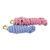 Lead Cotton 8 Foot with 1&quot; Brass Snap Solid Colours