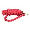 Lead Cotton 8 Foot with 1" Brass Snap Solid Colours