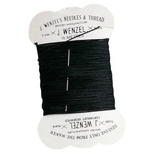 Braiding Thread With Needle Black 15M
