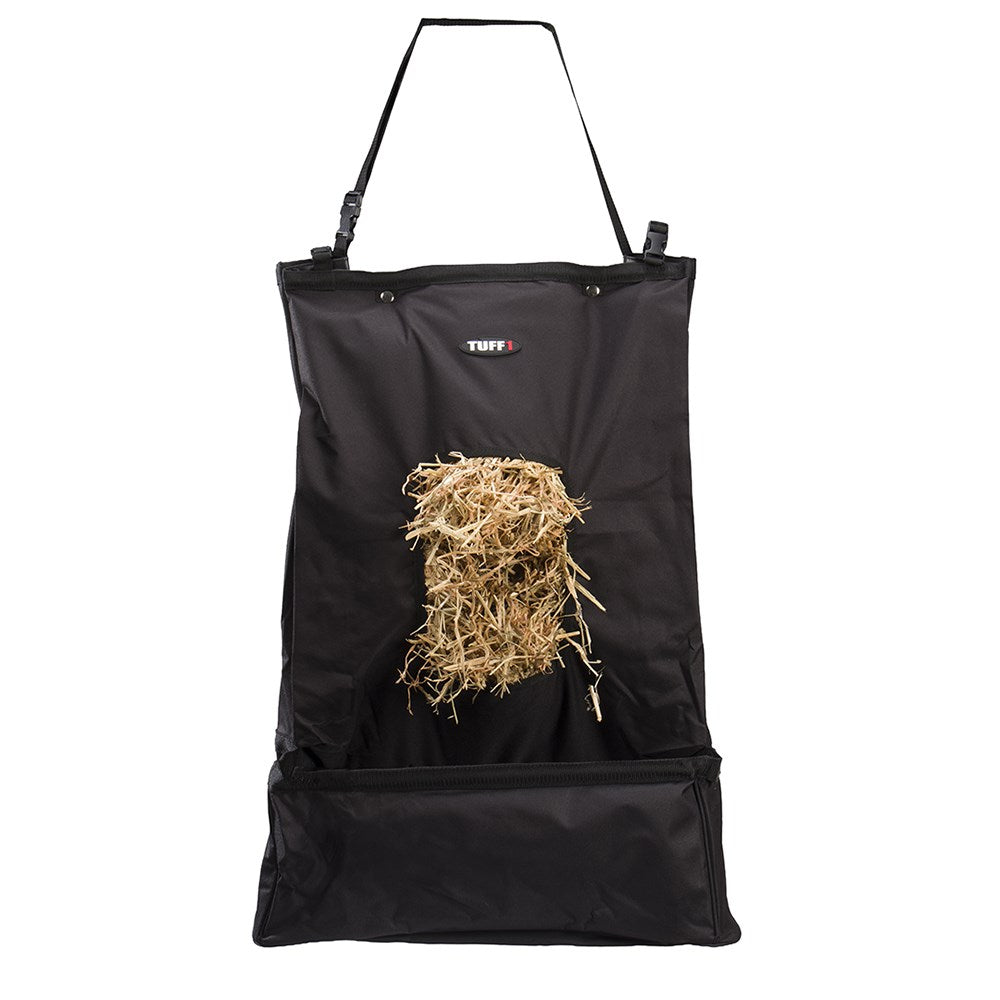 Hay Bag Feeder w/Grain Trough Blue