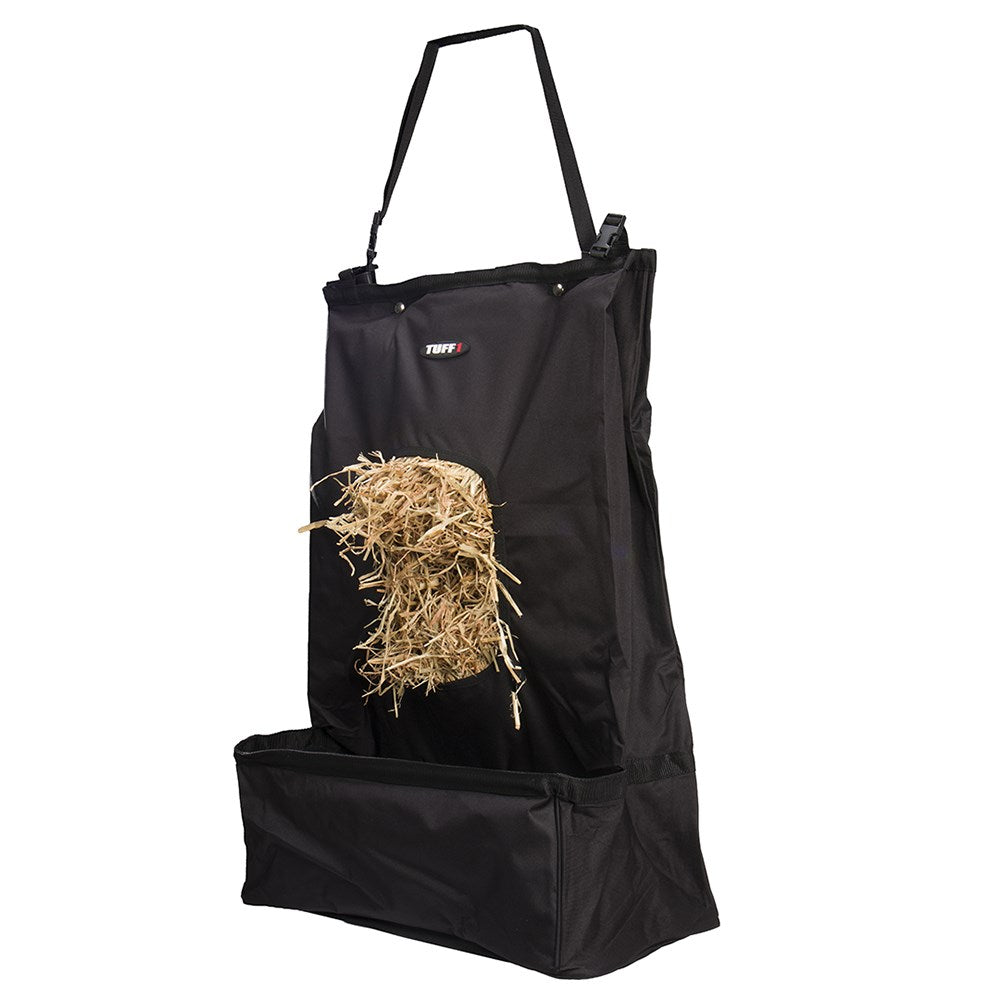 Hay Bag Feeder w/Grain Trough Blue