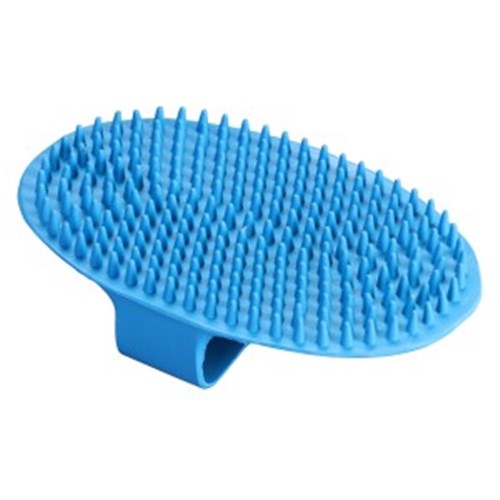 Rubber Massage Curry Comb Oval Shaped