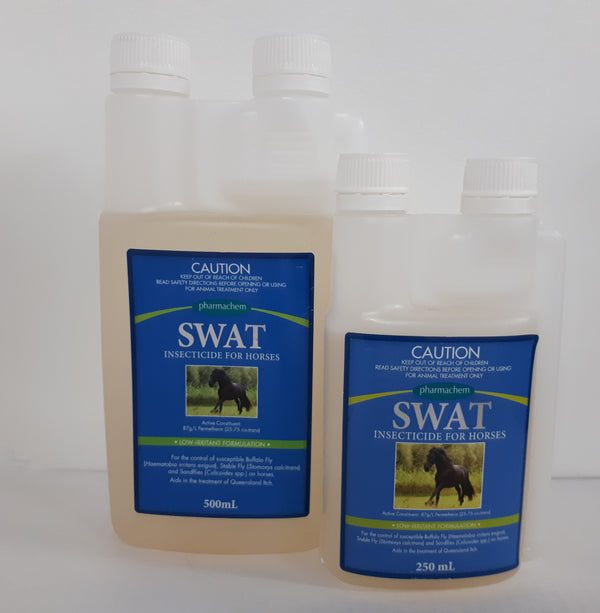 SWAT INSECTICIDE FOR HORSES 250ML - Equine Solutions