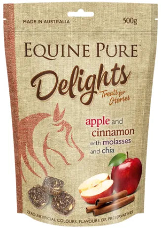 EQUINE PURE DELIGHT APPLE CINNAMON 500GM