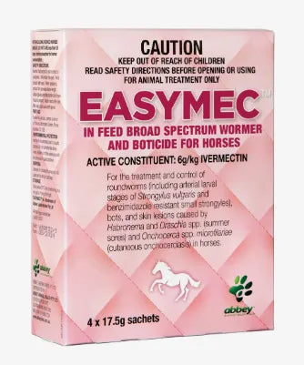 Easymec In Feed Broad Spectrum Wormer 4x17.5gm Satchet