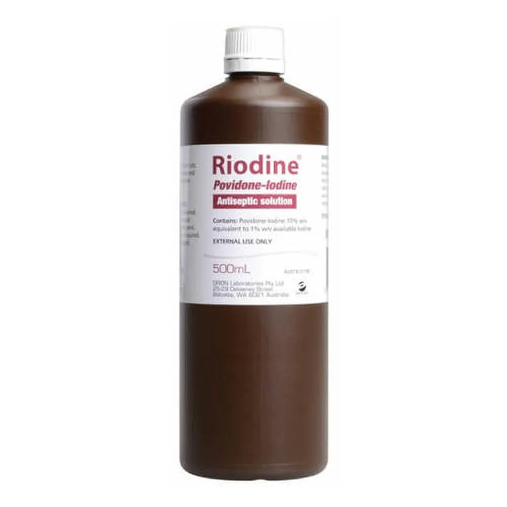 Riodine Povidone-Iodine Antiseptic Solution 500ml