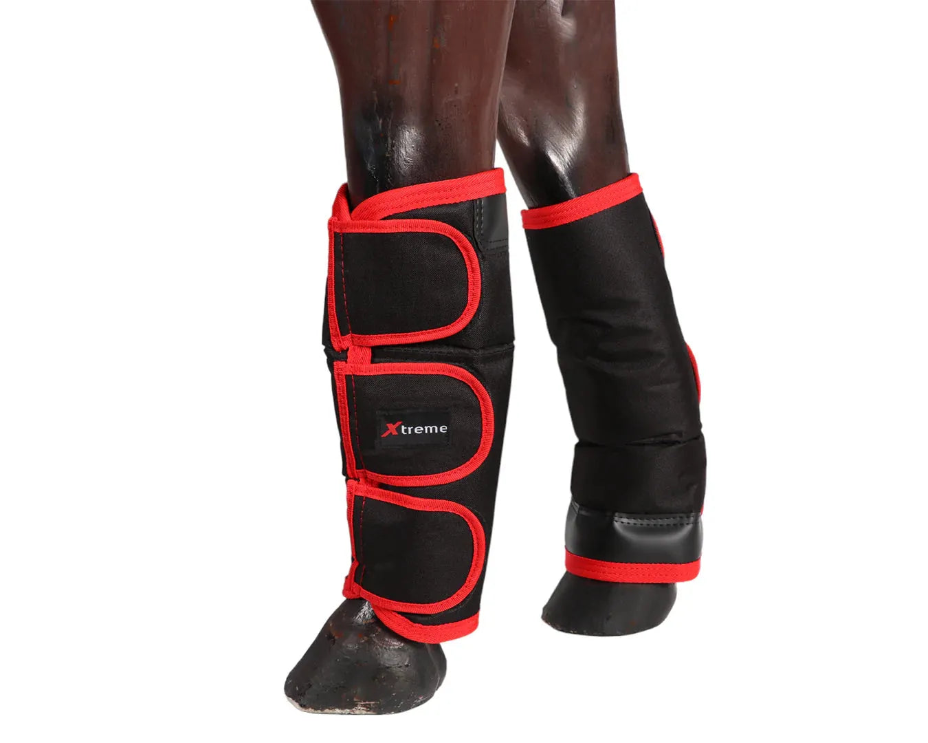 XTREME Travel Boots Set of 4 Black/Red