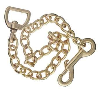 HEAVY LEAD CHAIN BRASS PLATED