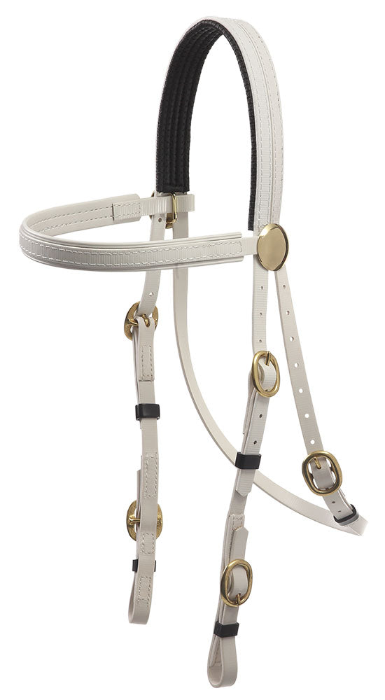 ZILCO RACE BRIDLE - BRASS BUCKLE