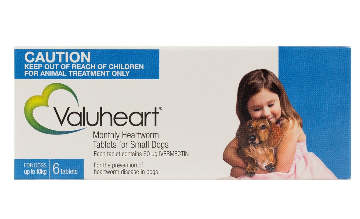 *Valuheart Monthly Heartworm Tablets - 6 Pack