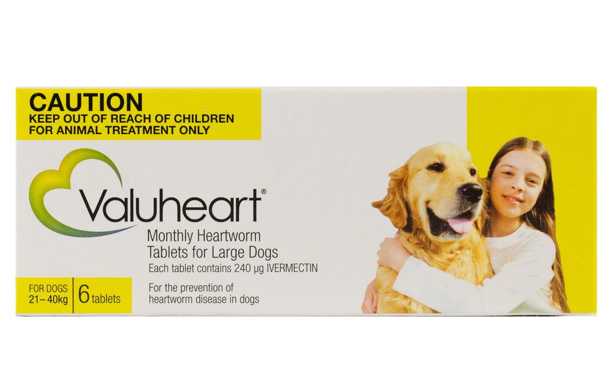 *Valuheart Monthly Heartworm Tablets - 6 Pack