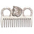 MANE COMB ALUMINIUM HORSE HEAD