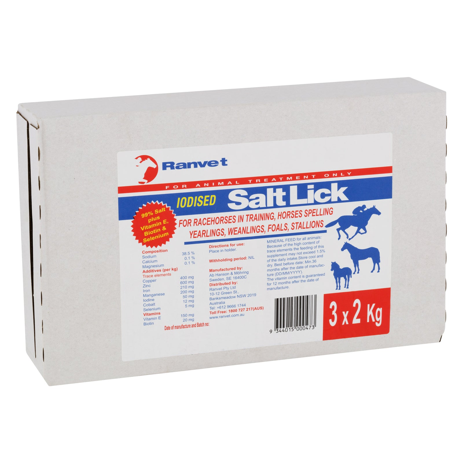 Iodised Salt Lick 2kg