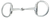Zilco Eggbutt Thin Mouth Flat Ring 12.5cm