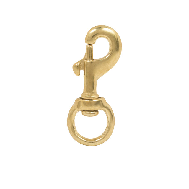 SNAP CLIP BRASS PLATED ROUND 1 INCH