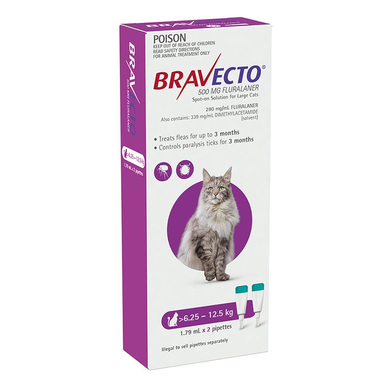 BRAVECTO CAT SPOT ON 6.25-12.5KG
