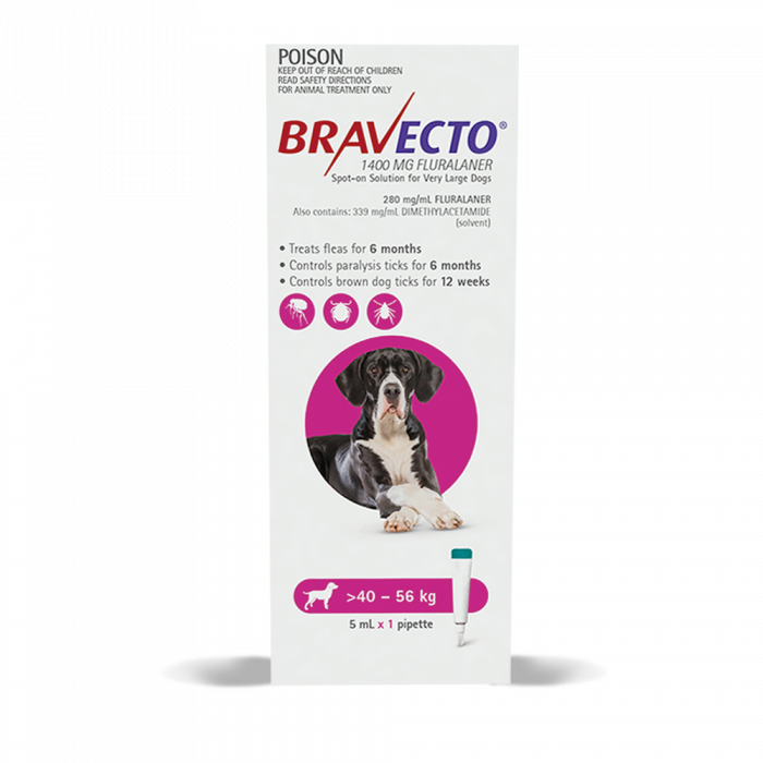 BRAVECTO PURPLE 40-56KG 1PK
