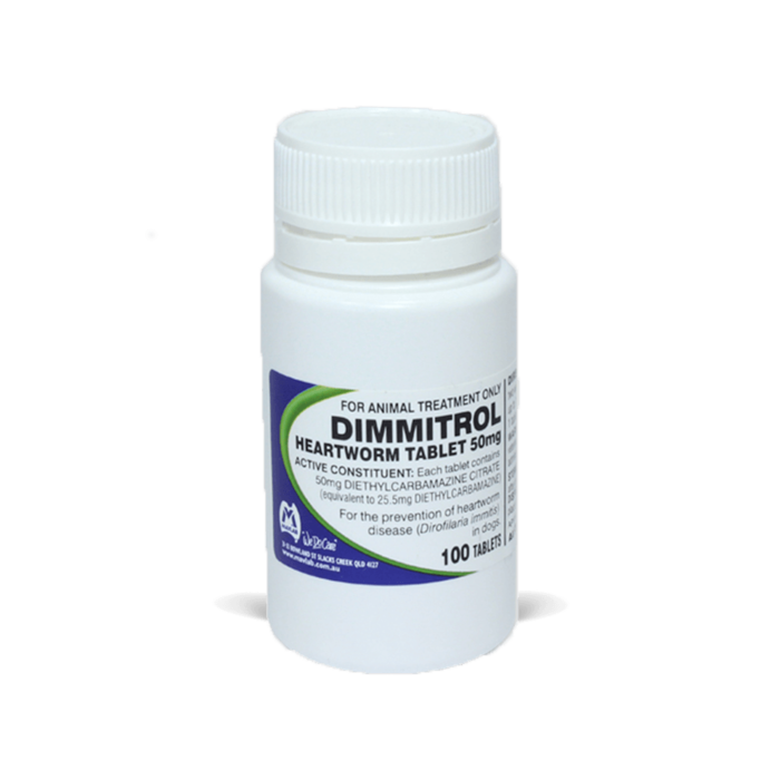 FIDOS DIMMITROL HEARTWORM 100 TAB