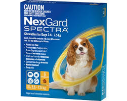 Nexgard Spectra Yellow 3.6-7.5Kg