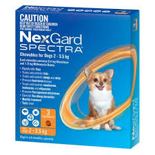 Nexgard Spectra Orange 1.35-3.5Kg