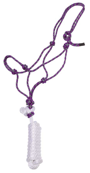 ROPE HALTER KNOTTED &amp; LEAD