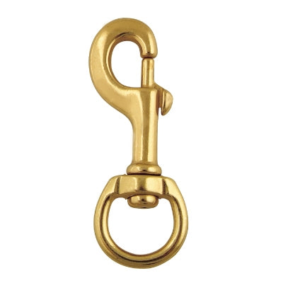 SNAP CLIP BRASS ROUND 3/4 INCH